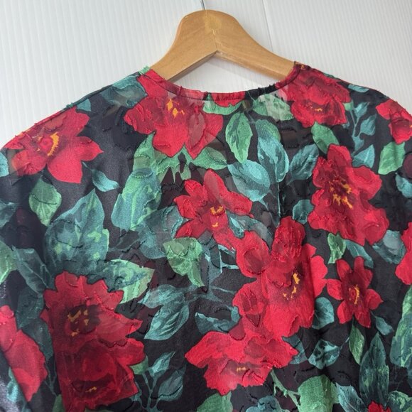 VTG 90s Victorias Secret Women Nightshirt Pajamas Sz S Gold Label Sheer Textured - Picture 11 of 15